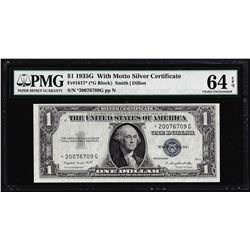 1935G $1 Silver Certificate STAR Note Fr.1617* PMG Choice Uncirculated 64EPQ