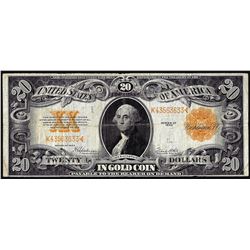 1922 $20 Gold Certificate Note