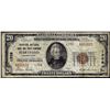 Image 1 : 1929 $20 NB & Trust Hartford, CT CH# 1338 National Currency Note