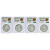 Image 1 : Lot of (4) 1978Mo Mexico 100 Pesos Silver Coins NGC MS64