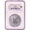 Image 1 : 2008 Canada $5 Maple Leaf Vancouver Olympics Silver Coin NGC MS69