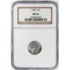 Image 1 : 1948 Roosevelt Dime Coin NGC MS66