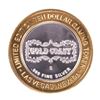 Image 2 : .999 Fine Silver Gold Coast Las Vegas, Nevada $10 Casino Limited Edition Gaming Token