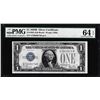 Image 1 : 1928B $1 Silver Certificate Note Fr.1602 PMG Choice Uncirculated 64EPQ