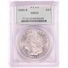 Image 1 : 1880-S $1 Morgan Silver Dollar Coin PCGS MS63 Old Green Holder