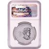 Image 2 : 2010 Canada $5 Maple Leaf Vancouver Olympics Silver Coin NGC MS69