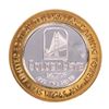 Image 2 : .999 Silver Golden Gate Las Vegas, NV $10 Casino Limited Edition Gaming Token