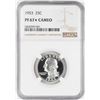 Image 1 : 1953 Proof Washington Quarter Coin NGC PF67* Cameo Star