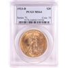 Image 1 : 1923-D $20 St. Gaudens Double Eagle Gold Coin PCGS MS64