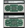 Image 2 : Low Serial Set 1872 $20 & $50 South Carolina Obsolete Notes PMG Superb Gem Unc. 67EPQ