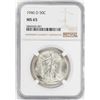 Image 1 : 1946-D Walking Liberty Half Dollar Coin NGC MS65