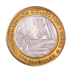 .999 Fine Silver Treasure Bay Casino Biloxi, MS $10 Limited Edition Gaming Token