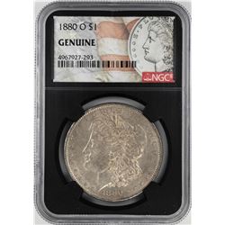 1880-O $1 Morgan Silver Dollar Coin NGC Genuine