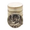 Image 1 : Roll of (20) Brilliant Uncirculated 1964 Kennedy Half Dollar Coins