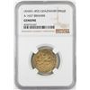 Image 1 : AH451-492 Ghaznavid Dinar A-1637 Ibrahim Gold Coin NGC Genuine