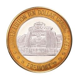 .999 Fine Silver Sam Boyd's Fremont Las Vegas, NV $10 Limited Edition Gaming Token