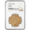 Image 1 : 1884-CC $20 Liberty Head Double Eagle Gold Coin NGC AU53