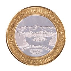 .999 Silver Bills Casino Lake Tahoe, Nevada $10 Limited Edition Gaming Token