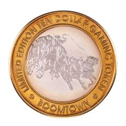 .999 Silver Boomtown Verdi, NV $10 Casino Limited Edition Gaming Token