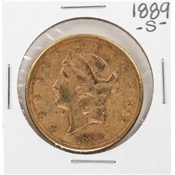 1889-S $20 Liberty Head Double Eagle Gold Coin