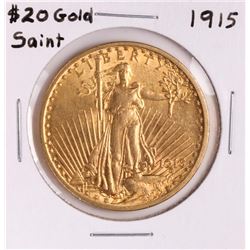 1915 $20 St. Gaudens Double Eagle Gold Coin