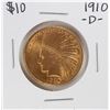 Image 1 : 1910-D $10 Indian Head Eagle Gold Coin