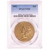 Image 1 : 1852 $20 Liberty Head Double Eagle Gold Coin PCGS VF30