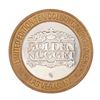 Image 2 : .999 Silver Golden Nugget Las Vegas $10 Casino Limited Edition Gaming Token