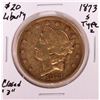 Image 1 : 1873-S Closed 3 $20 Liberty Head Double Eagle Gold Coin
