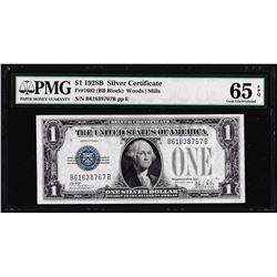 1928B $1 Funnyback Silver Certificate Note Fr.1602 PMG Gem Uncirculated 65EPQ