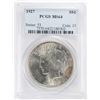 Image 1 : 1927 $1 Peace Silver Dollar Coin PCGS MS64