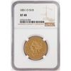 Image 1 : 1851-O $10 Liberty Head Eagle Gold Coin NGC XF40