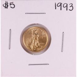 1993 $5 American Gold Eagle Coin