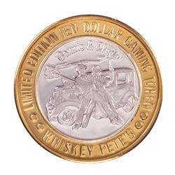 .999 Silver Whiskey Pete's Casino Primm, Nevada $10 Limited Edition Gaming Token