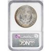 Image 2 : 1887 $1 Morgan Silver Dollar Coin NGC MS63 Nice Toning