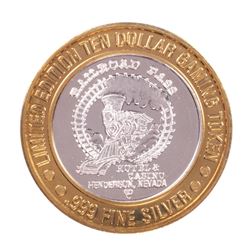 .999 Silver Railroad Pass Casino Henderson, Nevada $10 Limited Edition Gaming Token