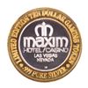 Image 2 : .999 Silver Maxim Hotel & Casino Las Vegas, NV $10 Limited Edition Gaming Token