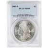 Image 1 : 1882-S $1 Morgan Silver Dollar Coin PCGS MS65