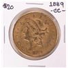Image 1 : 1889-CC $20 Liberty Head Double Eagle Gold Coin