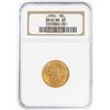 Image 1 : 1904 $5 Liberty Head Half Eagle Gold Coin NGC MS63 Bass Collection