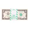 Image 1 : Pack of (100) Consecutive 2013 $2 Federal Reserve STAR Notes San Francisco