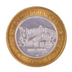 .999 Silver Boomtown Verdi, NV $10 Casino Limited Edition Gaming Token