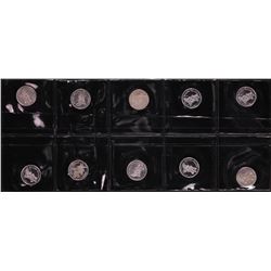 Lot of (10) Disney Mickey & Minnie Mouse 1/20 oz. .999 Fine Silver Coin Rounds