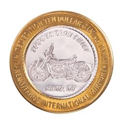 .999 Silver Fly RNO Reno Tahoe $10 Casino Limited Edition Gaming Token