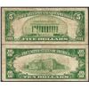 Image 2 : Lot of 1929 Ty. 2 $5/10 Citizens NB of Washington, PA CH# 3383 National Currency Notes