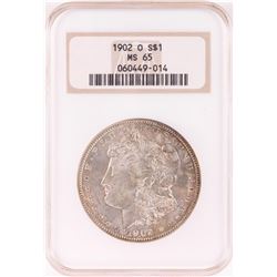 1902-O $1 Morgan Silver Dollar Coin NGC MS65 Old Holder