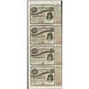 Image 1 : Uncut Sheet of (4) State of Louisiana Baby Bond Obsolete Notes