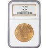 Image 1 : 1904 $20 Liberty Head Double Eagle Gold Coin NGC MS63