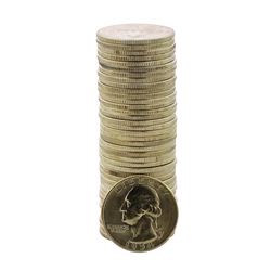 Roll of (40) Brilliant Uncirculated 1954-S Washington Quarter Coins