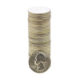 Roll of (40) Brilliant Uncirculated 1952 Washington Quarter Coins